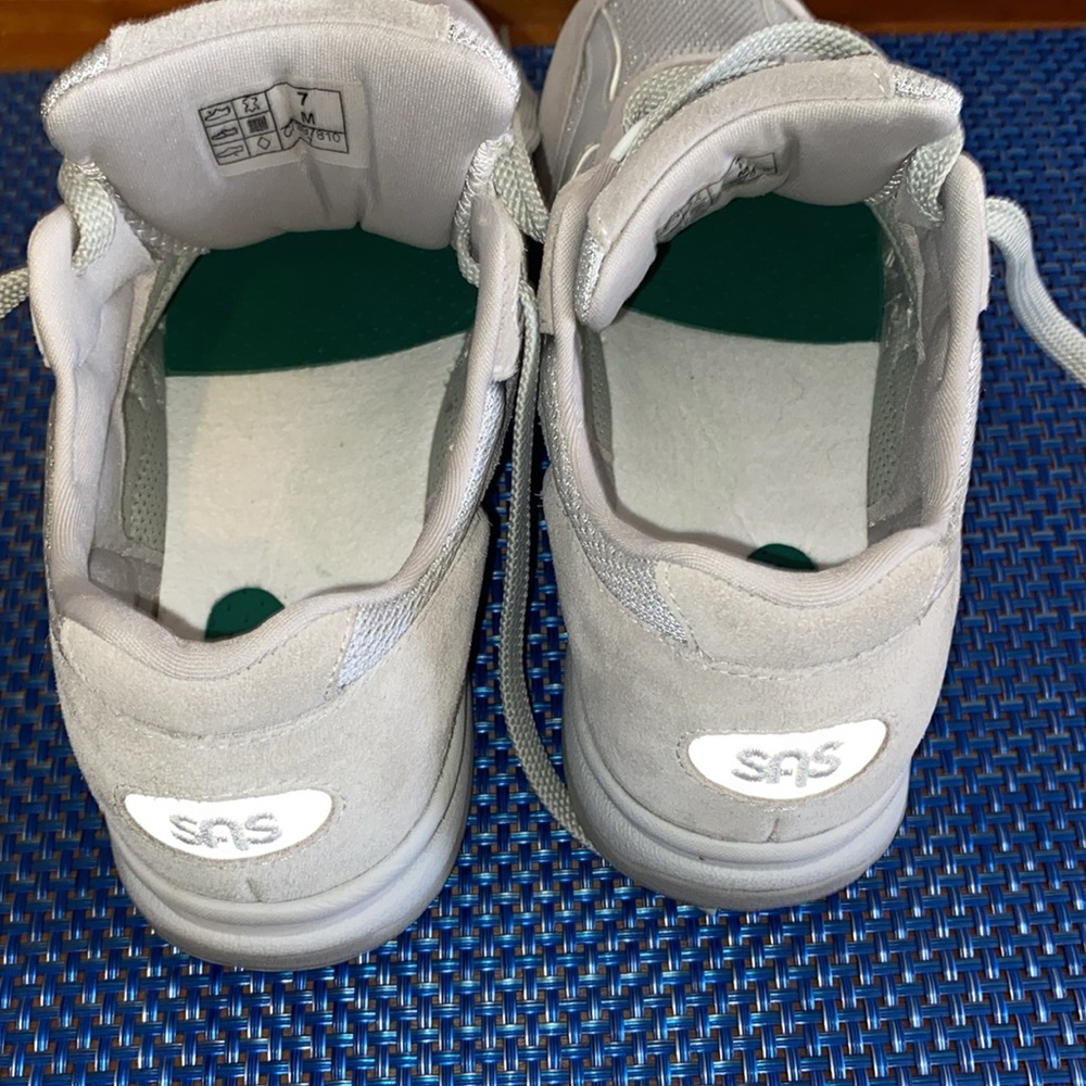 SAS Tour Mesh - Lace Up Sneaker, size 7M, gently used, gray/silver - Picture 6 of 8